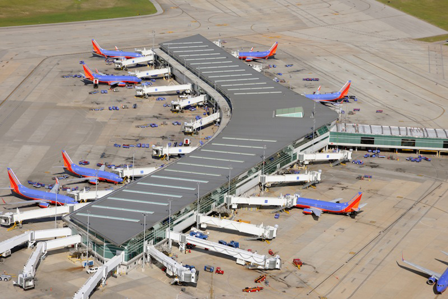 Standing Seam on William P. Hobby Airport (HOU)