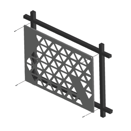perforated wall panel paraclad