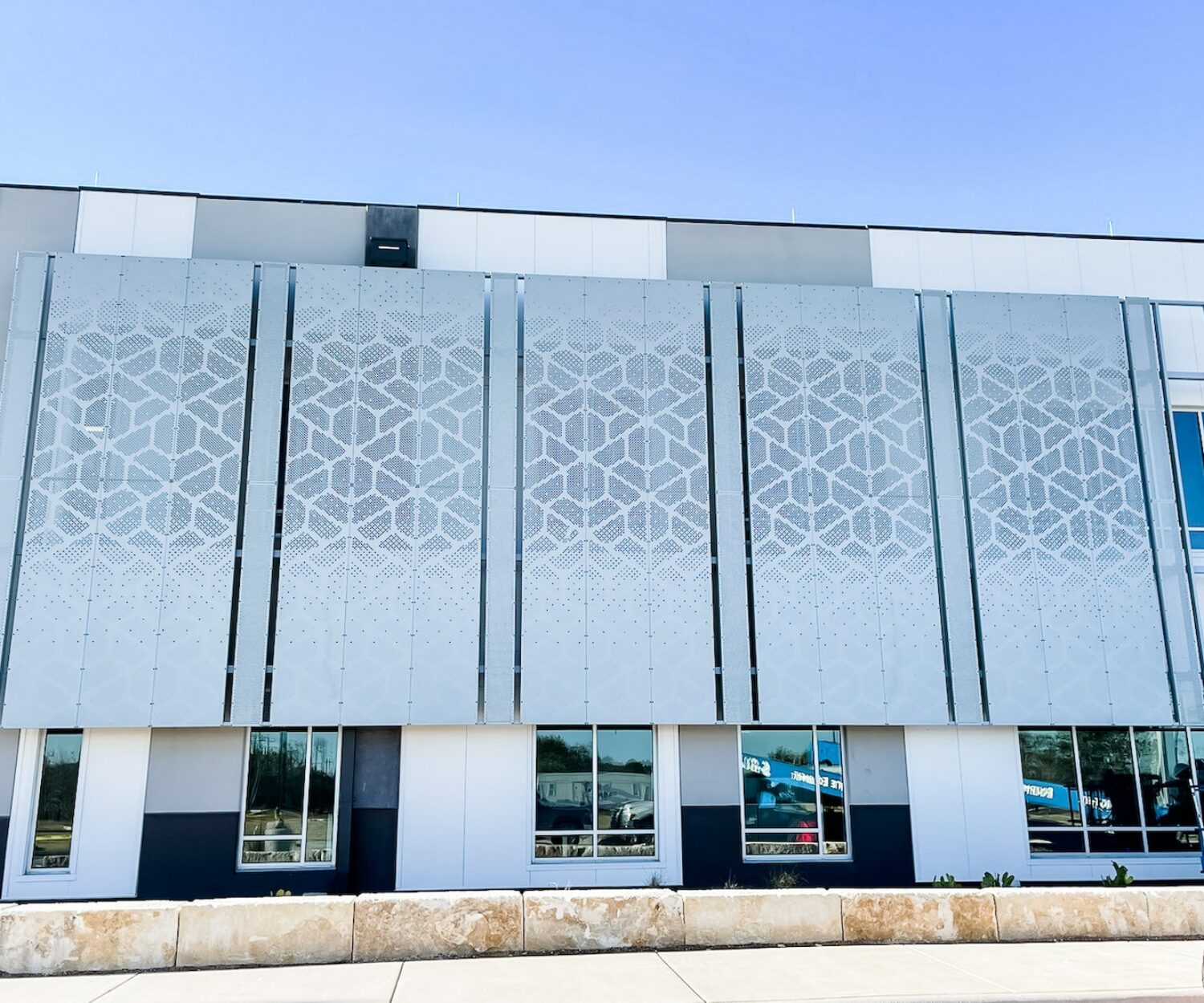 fujifilm murar exterior perforated metal