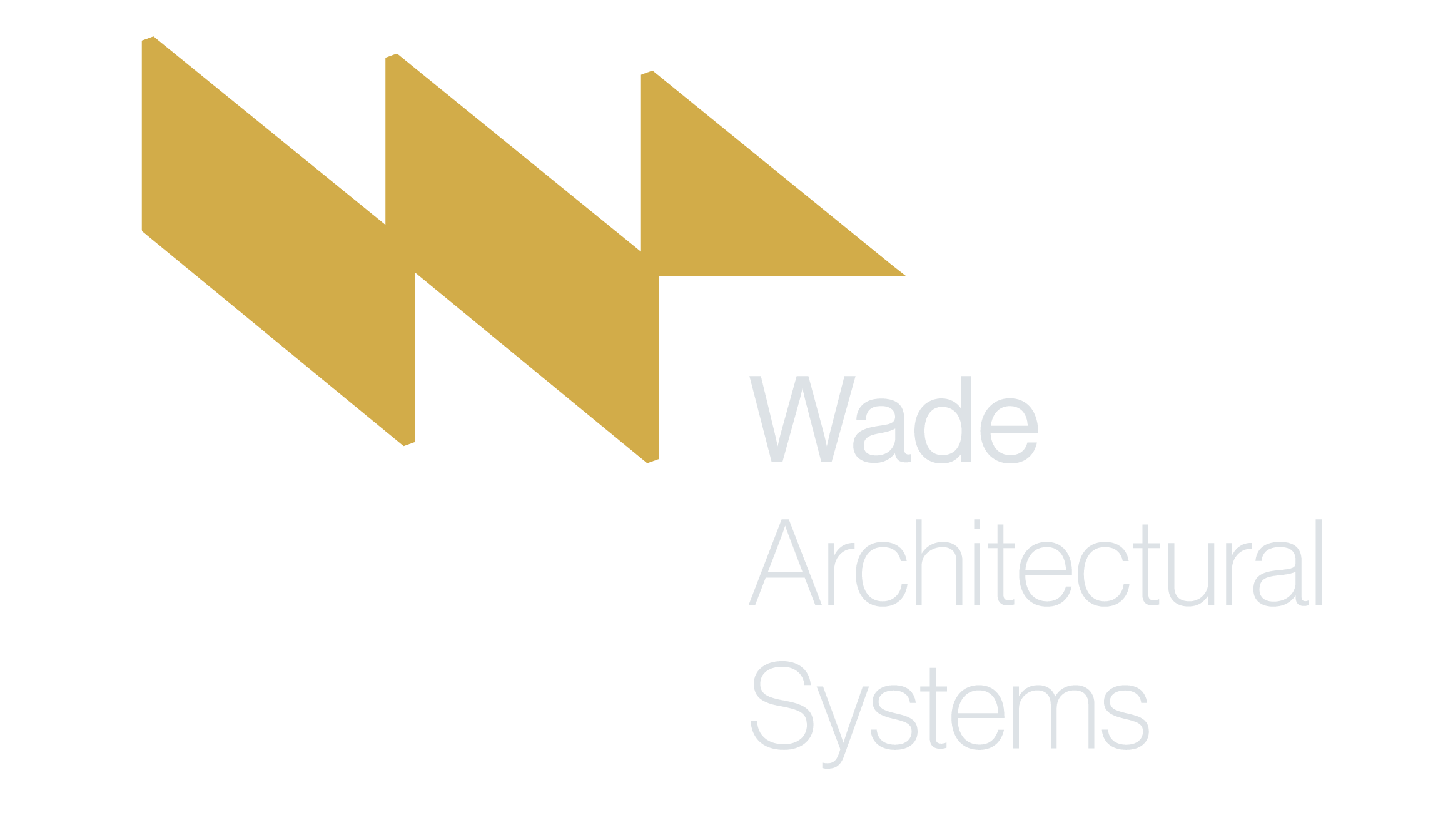 alternate wade logo-white text